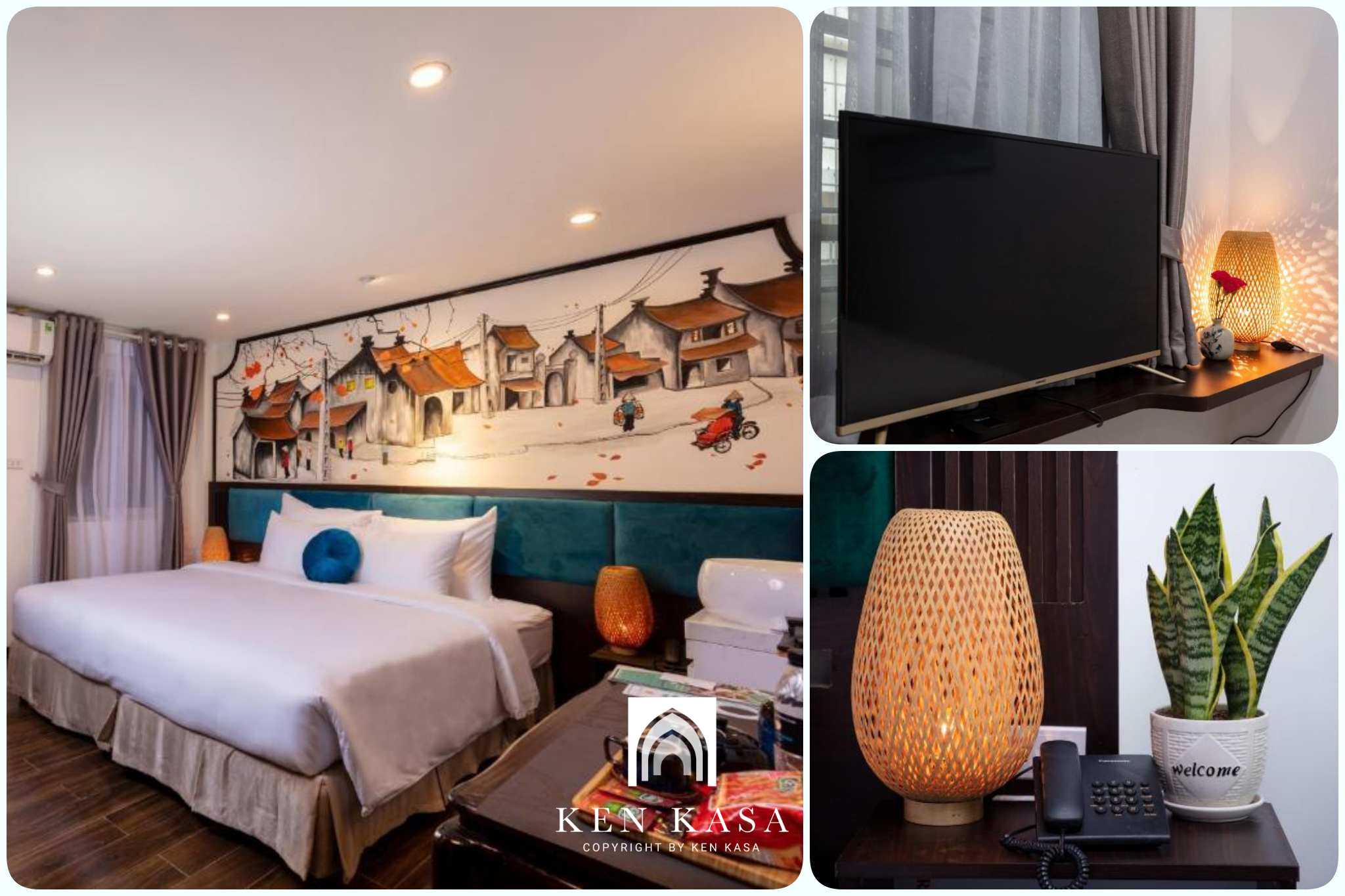 Phòng superior giường đôi tại Ha Noi Lullaby Hotel & Travel 